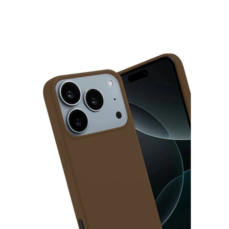 Apple İphone 17 Pro Max First Silikon - Kahverengi