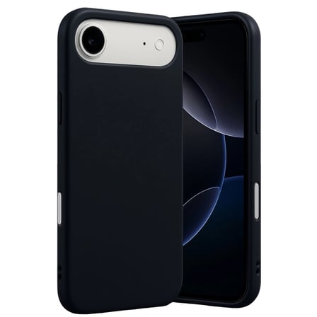 Apple İphone 17 Air Nano İçi Kadife Silikon - Siyah
