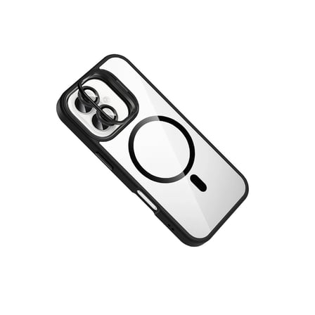 Joko Apple İphone 16 Remim Lensli Magsafe Standlı Kapak - Siyah