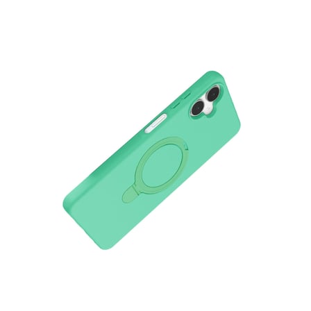 Samsung Uyumlu Galaxy A06 Regal Magsafe Standlı Kapak - Yeşil