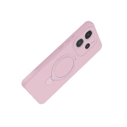 Xiaomi Redmi Note 14 4g Regal Magsafe Standlı Kapak - Açık Pembe