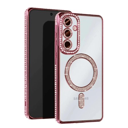 Samsung Galaxy A16 5g Joke Simli Magneticsafe Kılıf - Pembe