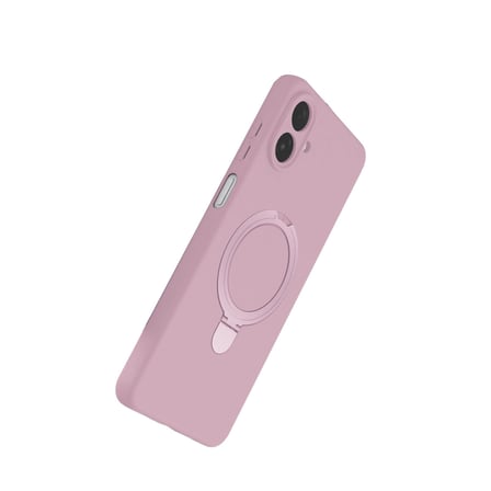 Samsung Galaxy A07 4g Regal Magsafe Standlı Kapak - Açık Pembe