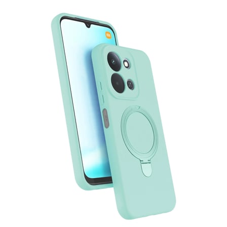 Xiaomi Redmi 15c 4g Regal Magsafe Standlı Kapak - Su Yeşili