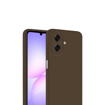 Samsung Galaxy A07 4g First Silikon - Kahverengi
