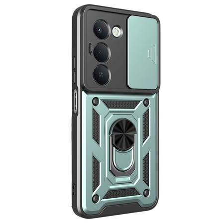 Xiaomi Redmi 15 4g Pars Lens Yüzüklü Silikon - Yeşil