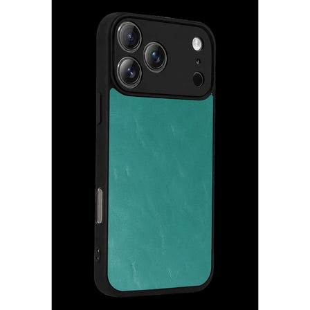 Apple İphone 17 Pro Max Aras Deri Kapak - Açık Yeşil