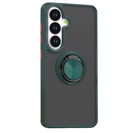 Samsung Galaxy S26 Montreal Yüzüklü Silikon Kapak - Yeşil