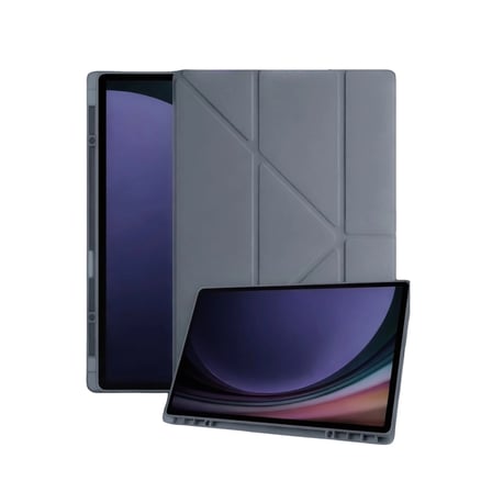 Samsung Galaxy Tab A11 Plus Kalemlikli Mars Tablet Kılıfı - Koyu Gri