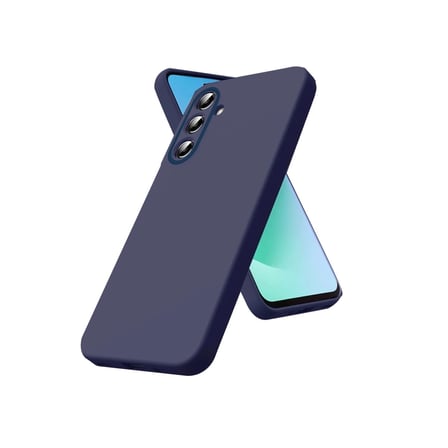 Samsung Galaxy S26 Nano İçi Kadife Silikon - Lacivert