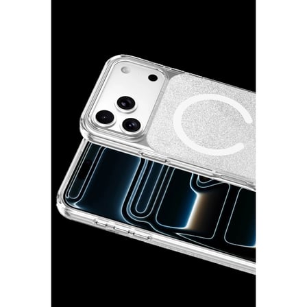 Onegif Apple İphone 17 Pro Max Sora Simli Magsafe Kapak - Beyaz