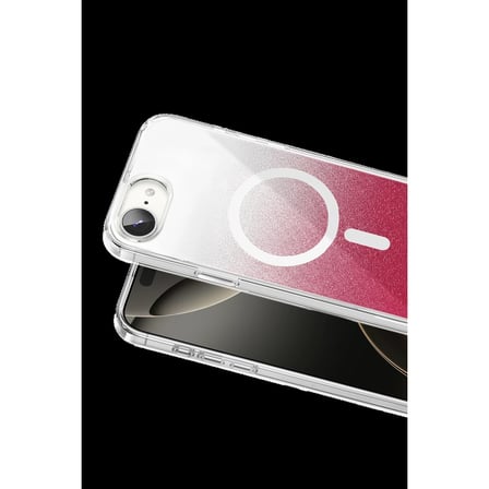 Onegif Apple İphone 17e Sora Simli Magsafe Kapak - Kırmızı