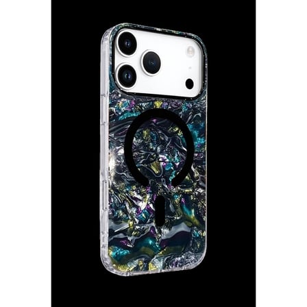 Onegif Apple İphone 17 Pro Max Mila Dalgalı Magsafe Kapak - Lacivert