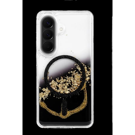 Onegif Samsung Galaxy A37 5g Lotus Simli Magsafe Kapak - Siyah