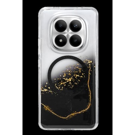 Onegif Xiaomi Redmi Note 15 Pro 5g Lotus Simli Magsafe Kapak - Siyah