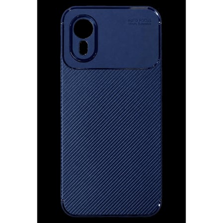 samsung galaxy xcover 7 kılıf auto focus karbon kapak - lacivert