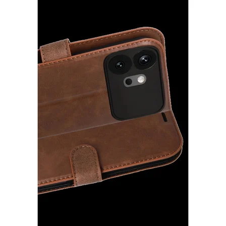 Huawei Honor 600 Trend S Plus Kapaklı Kılıf - Taba