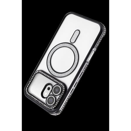 Huawei Honor 600 Joke Simli Magneticsafe Kılıf - Siyah