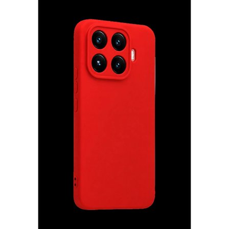 Xiaomi Mi 17t Nano İçi Kadife Silikon - Kırmızı
