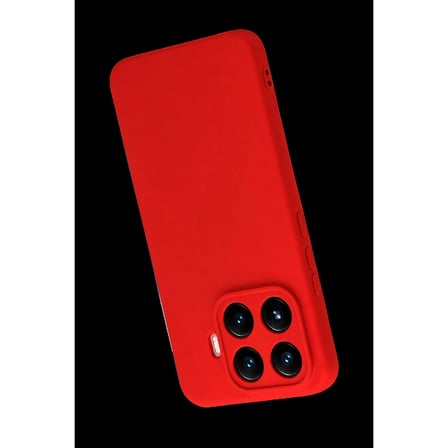 Xiaomi Mi 17t Nano İçi Kadife Silikon - Kırmızı