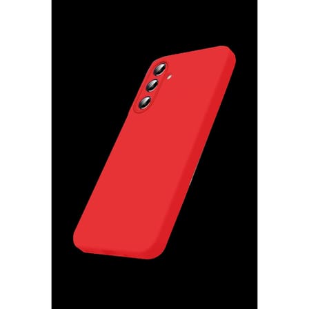 Samsung Galaxy A27 5g Nano İçi Kadife Silikon - Kırmızı