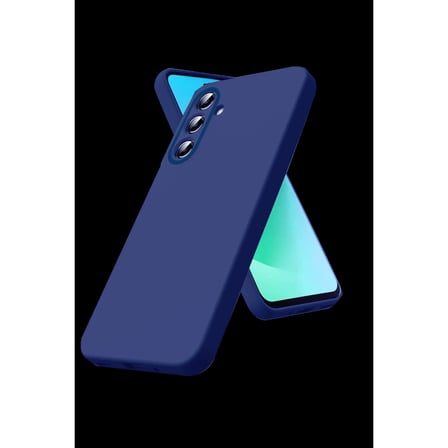 Newface Samsung Galaxy S26 Fe Nano İçi Kadife Silikon - Lacivert