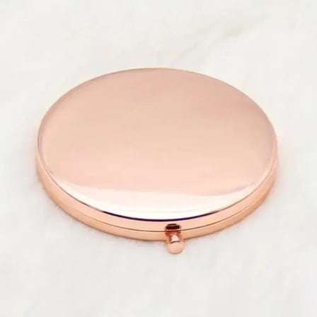 Promosyon Yuvarlak Cep Aynası Rose Renk