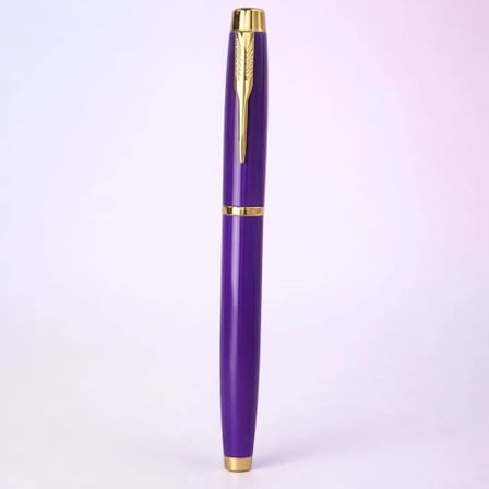Toptan Mor Metal Roller Kalem