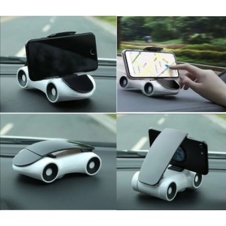 Araba Tasarımlı Araç İçi Telefon Tutucu 360 Dönebilen Ayarlı