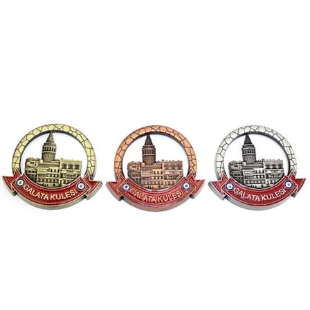 İstanbul Temalı Metal Magnet