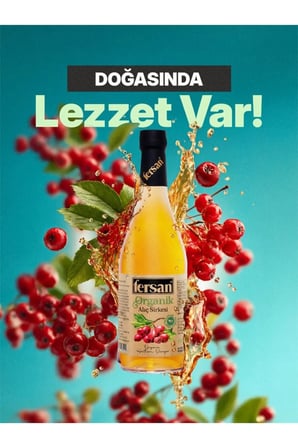 Organik Alıç Sirkesi 500 CC Cam x 1 Adet