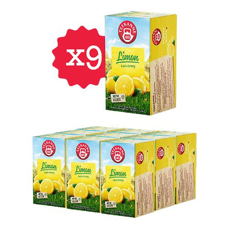 Teekanne Limon Karışık Meyve Çayı x 9 Adet