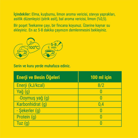 Teekanne Limon Karışık Meyve Çayı x 9 Adet