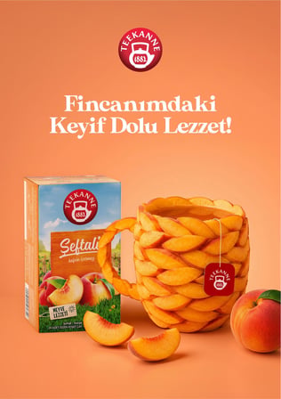 Teekanne Şeftali Karışık Meyve Çayı x 9 Adet