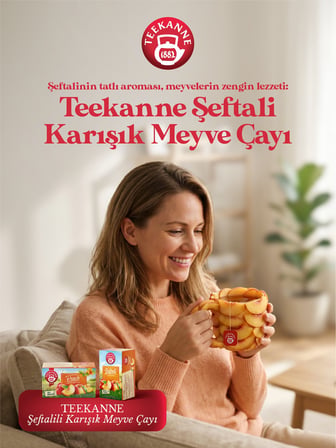Teekanne Şeftali Karışık Meyve Çayı x 9 Adet