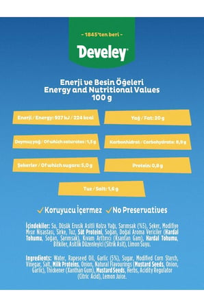 410 GR SARIMSAKLI SOS-DEVELEY x 1 Adet