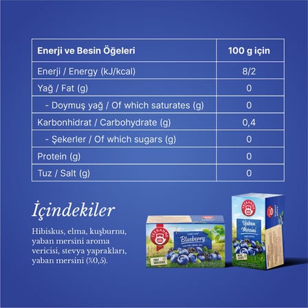Teekanne Yaban Mersini Karışık Bitki Çayı x 6 Adet