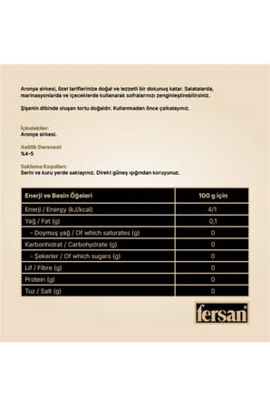 Aronya Sirkesi 490 CC Cam