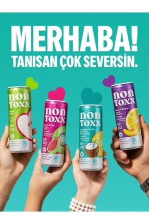 NonToxx Tanışma Paketi 250 ml x 3 adet (Hindistan Cevizi & Ananas Aroma, Guava &Kivi Aromalı, Limon
