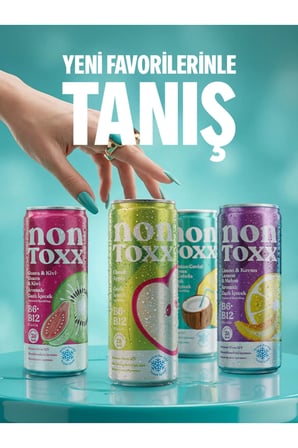 NonToxx Tanışma Paketi 250 ml x 3 adet (Hindistan Cevizi & Ananas Aroma, Guava &Kivi Aromalı, Limon