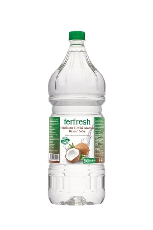 Beyaz Sirke 2 Lt Pet Hindistan Cevizi Aromalı x 3 Adet