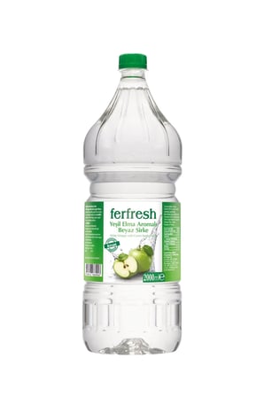Beyaz Sirke 2 Lt Pet Yeşil Elma Aromalı x 3 Adet