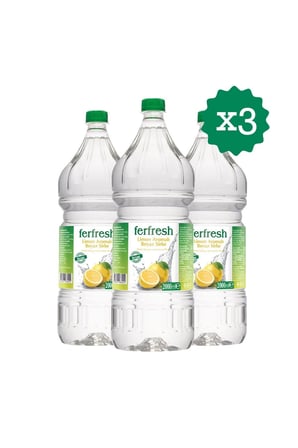 Beyaz Sirke 2 Lt Pet Limon Aromalı x 3 Adet