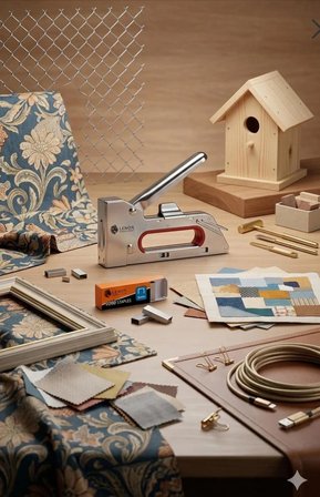 LENOX Mekanik Zımba Tabancası Seti | 13/4-8 mm Zımba Teli Uyumlu
