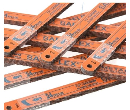 Bahco Sandflex Bi-Metal Demir Testere Ağzı 24 Diş 12″/300mm (10 Adet)