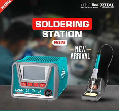 TOTAL Devir Ayarlı İstasyonlu Havya