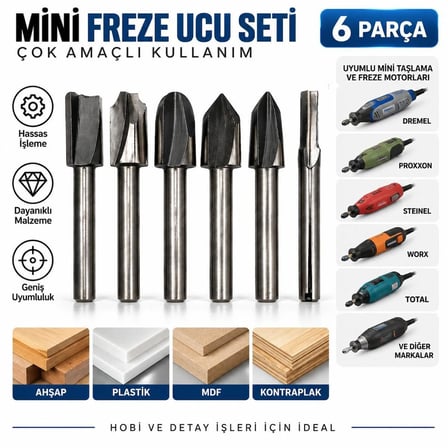 Mini Freze Ucu Seti 6 Parça