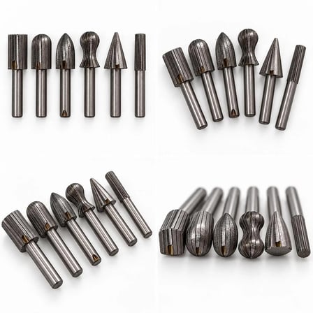 6 Parça HSS Freze Ucu Seti – 6 mm Sap