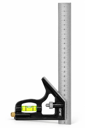 GFB 300 mm Ayarlanabilir Su Terazili Gönye 