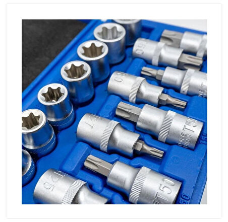 1/2 Lokmalı Tork Takımı Seti 19 Parça